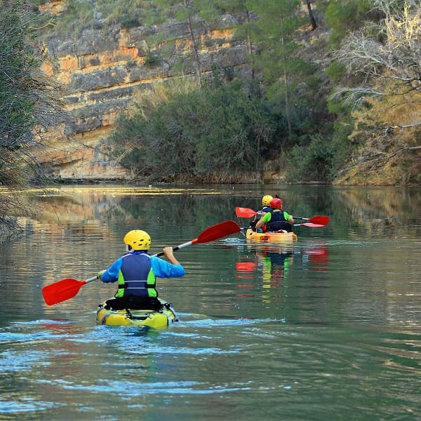 Kayak Individual o Doble en el Cañón de Almadenes con visita a Cuevas